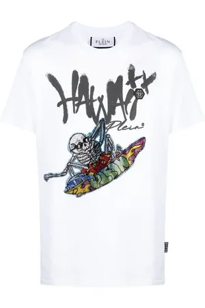 Philipp Plein T-Shirt mit Hawaii-Print