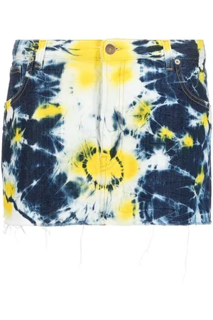 Alanui Minirock mit Batik-Print