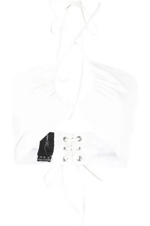 Manokhi Cropped-Top mit Neckholder