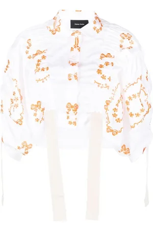 Simone Rocha Cropped-Hemd mit Schleife