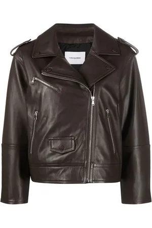 YVES SALOMON Lederjacke mit Reißverschluss