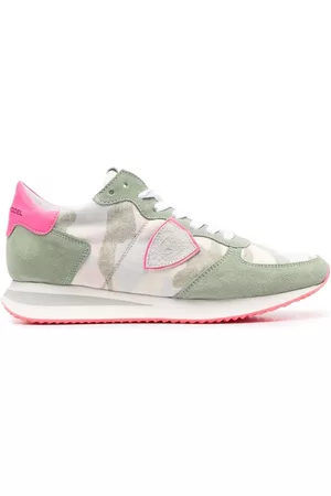Philippe model Damen Sneakers - Sneakers mit Camouflagemuster