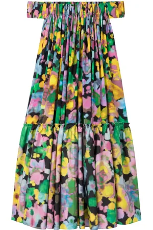 AZ FACTORY Midikleid mit Blumen-Print