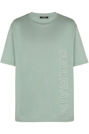 Balmain T-Shirt mit Logo-Prägung