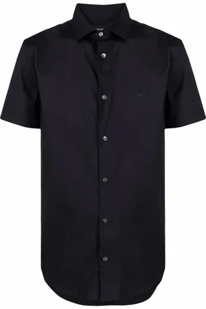 Emporio Armani Hemd mit Logo-Stickerei