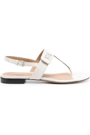 Emporio Armani Sandalen mit Logo-Schild