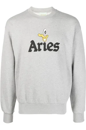 ARIES Sweatshirt mit Logo-Print