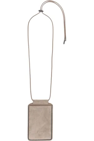 Brunello Cucinelli Handyhülle aus Wildleder