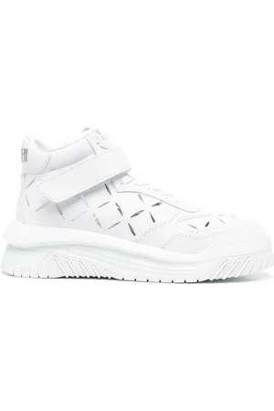VERSACE High-Top-Sneakers aus Leder