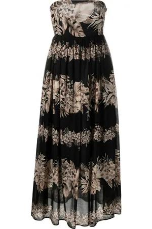 Twin-Set Maxikleid mit Blumen-Print