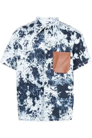 FERRARI Hemd mit Batikmuster