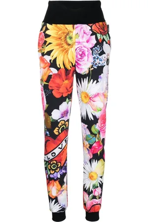 Philipp Plein Jogginghose mit Blumen-Print