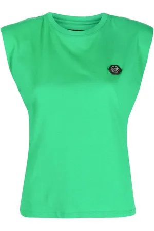 Philipp Plein Top mit Logo-Print