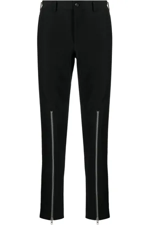 Comme des Garçons Skinny-Hose mit Reißverschlussdetail