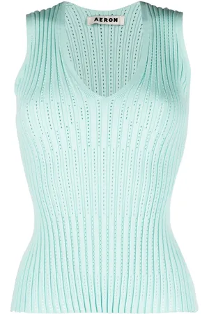 AERON Geripptes Strickoberteil