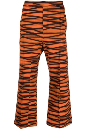 PIERRE-LOUIS MASCIA Weite Hose mit geometrischem Print