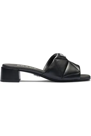 Prada Sandalen mit Logo 45mm