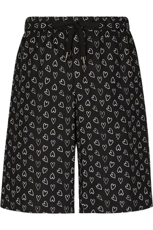 Dolce & Gabbana Chino-Shorts mit Herz-Print