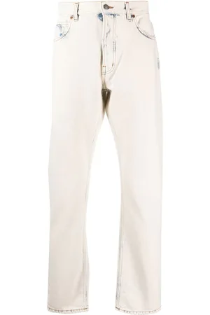 haikure Gerade Jeans mit Bleach-Effekt