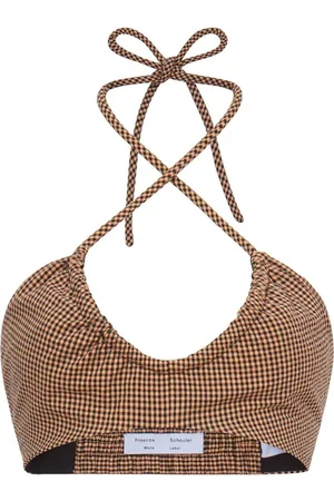 Proenza Schouler Bralette mit Vichy-Karo