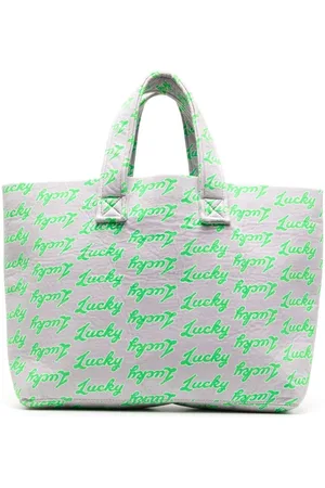 Natasha Zinko Shopper mit "Lucky"-Print