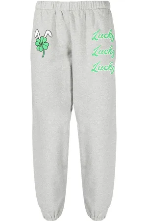 Natasha Zinko Jogginghose mit "Lucky"-Print