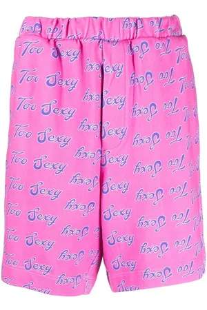 Natasha Zinko Shorts mit "Too Sexy"-Print