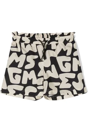 Msgm Shorts mit Logo-Print