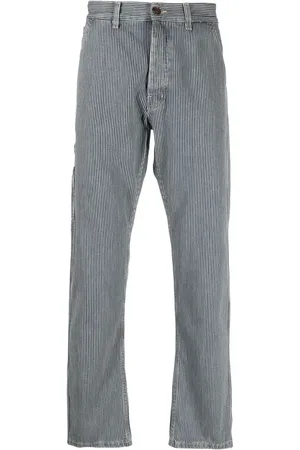 haikure Gerade Jeans mit Nadelstreifen