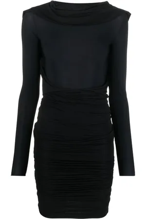 Maison Margiela Kleid mit Raffungen