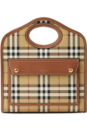 Burberry Mini Handtasche mit Karomuster