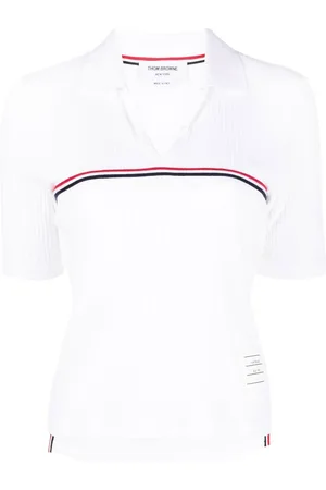 Thom Browne Geripptes Poloshirt