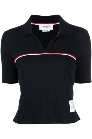 Thom Browne Poloshirt mit RWB-Streifen