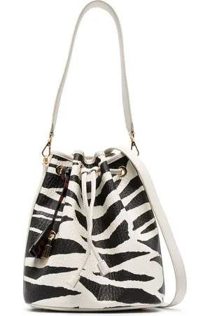 MCM Beuteltasche mit abstraktem Print
