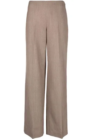 Stella McCartney Wide-Leg-Hose mit Falten