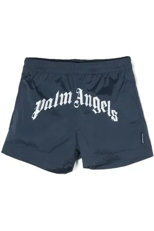 Palm Angels Badeshorts mit Logo-Print