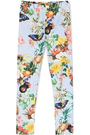 Molo Leggings mit tropischen Früchten