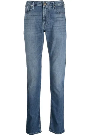 Emporio Armani Halbhohe Slim-Fit-Jeans