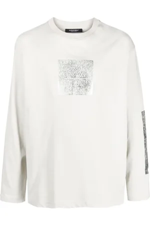 A-cold-wall* Langarmshirt mit Metallic-Print