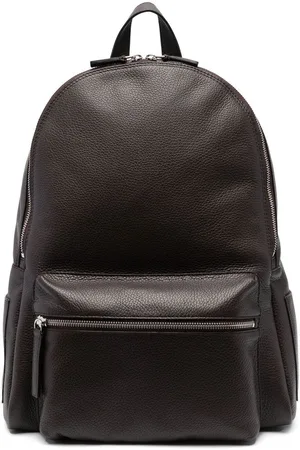Orciani Rucksack aus strukturiertem Leder