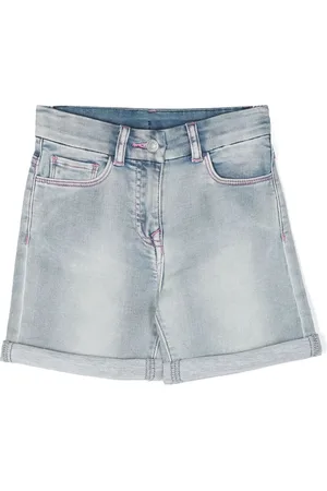 Chiara Ferragni Jeans-Shorts mit Logo-Stickerei