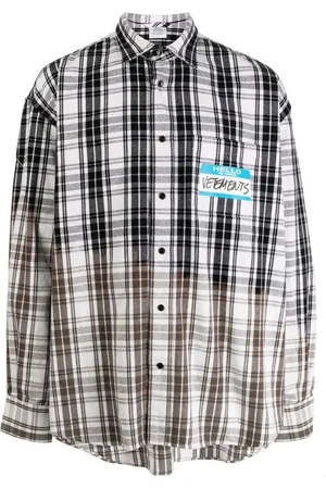Vetements Kariertes My Name Is Hemd