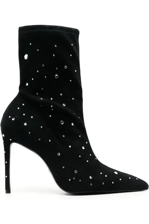 Stuart Weitzman Stiefeletten mit Kristallen 115mm