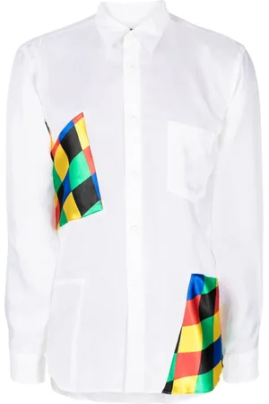Comme des Garçons Hemd mit Patchwork-Detail