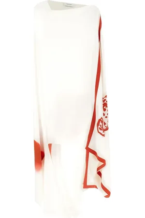 Salvatore Ferragamo Midikleid mit Print