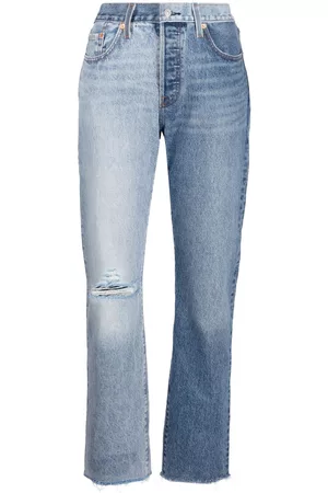 Levi's Damen Straight Jeans - Zweifarbige Straight-Leg-Jeans