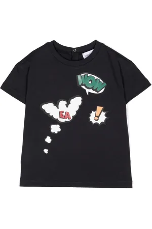 Emporio Armani T-Shirt mit Cartoon-Print