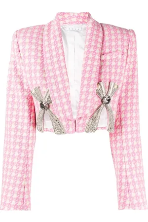 AREA Deco Cropped-Blazer