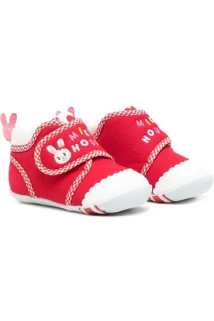 Miki House Bunny Sneakers mit Klettverschluss