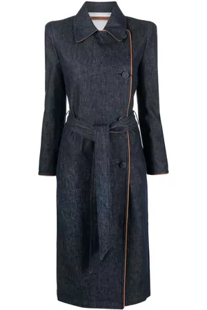 Armani Klassischer Jeans-Trenchcoat